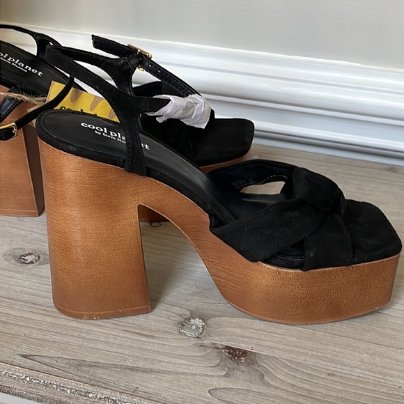 NWT Cool Planet Steve Madden Jilly Ankle Strap Platform Sandals - Picture 11 of 12